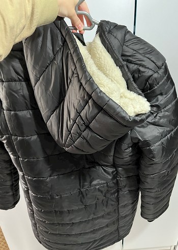 Hummel Siyah Fermuarlı Midi Kışlık Kadın Ceketi