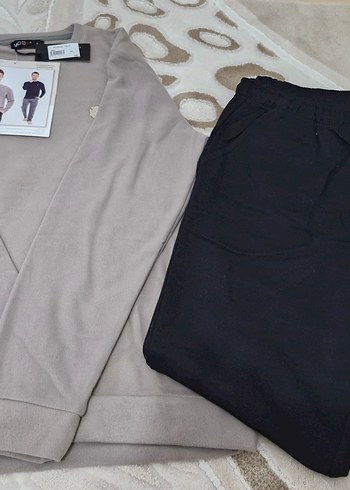 Gri Erkek pijama takımı - Görsel 3