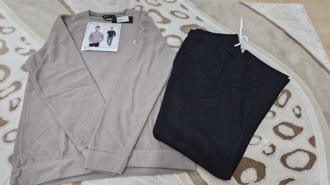 Gri Erkek pijama takımı - Görsel 3