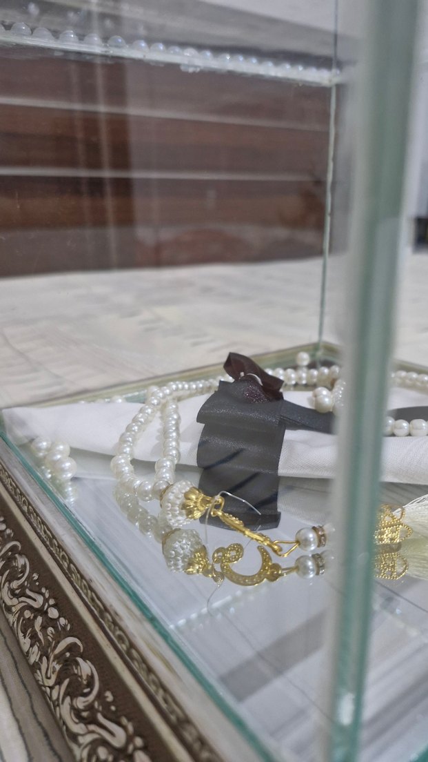 İnci İşlemeli Beyaz Düğün Aksesuar Kutusu - Görsel 4