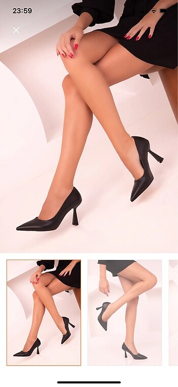 Siyah stiletto