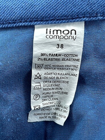 38 Beden lacivert Renk Limon Company Mini Etek %70 İndirimli.