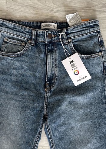 38 Beden pull&bear mom kot pantolon jean 38 beden