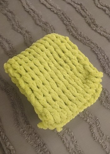 Çok Renkli Pastel Örgü Atmı - Görsel 8