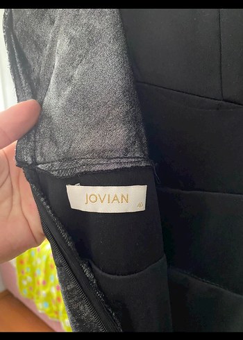 Gri V Yakalı Uzun Askılı Gotik Abiye - Görsel 3