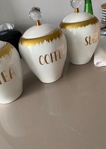Beden Beyaz Altın Detaylı Modern Klasik Baharatlık Seti