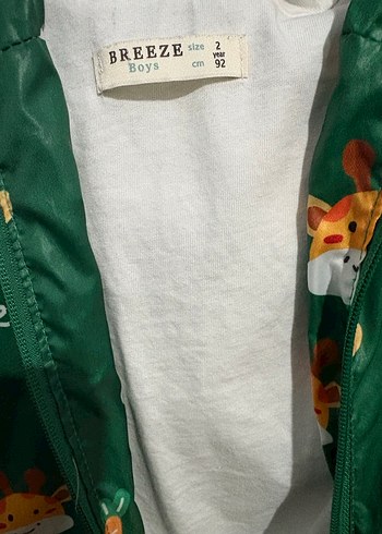 Renkli Baskılı bebek rüzgarlık yağmurluk - Görsel 2