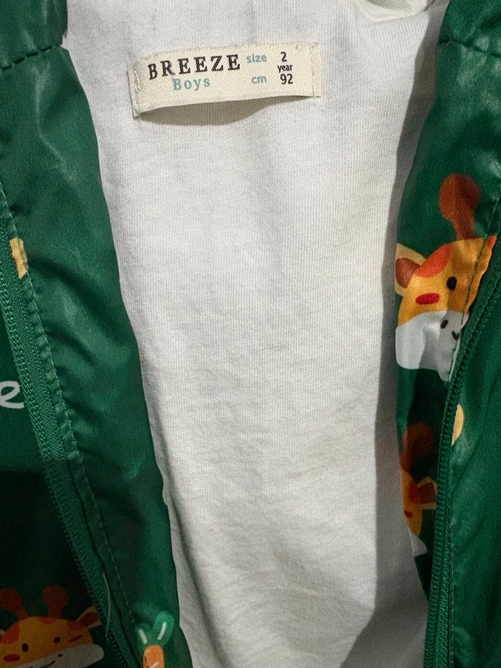 Renkli Baskılı bebek rüzgarlık yağmurluk - Görsel 2