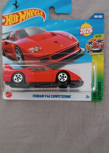 Kırmızı Ferrari F40 Oyuncak Araba