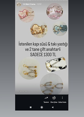 Hediyelik ürünler 