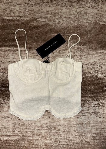 Bershka Keten Askılı Bustiyer - Görsel 2