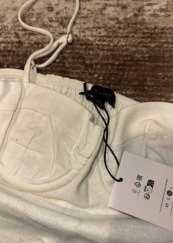 Bershka Keten Askılı Bustiyer - Görsel 3