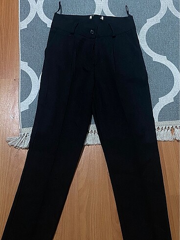 36 Beden Kumaş siyah pantolon