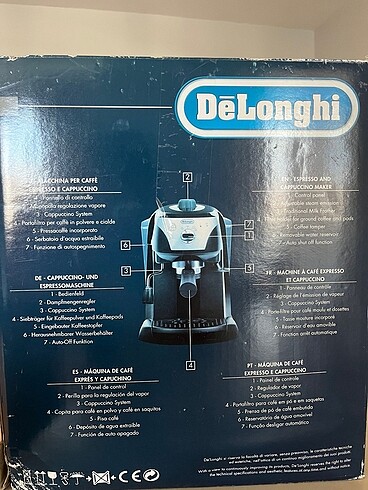  Beden Delonghi kahve makinesi