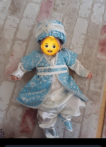 Yeni dogan Şehzade Sünnet kiyafeti