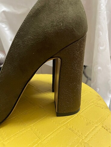 39 Beden haki Renk İngiltereden süet stiletto