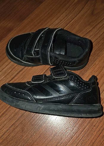 Adidas Siyah Erkek Çocuk Cırt Cırtlı Spor Ayakkabı