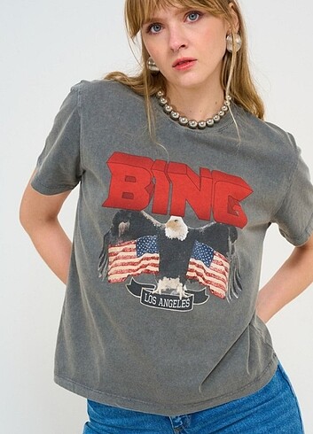 Anine Bing Yıkamalı T-shirt ??