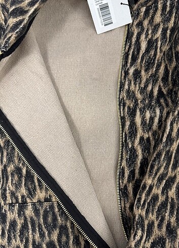 Zara Leopar Desenli Bomber Ceket 