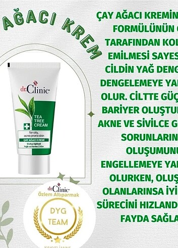  Beden Dr.Clinic Çay Ağacı Kremi 50 ml
