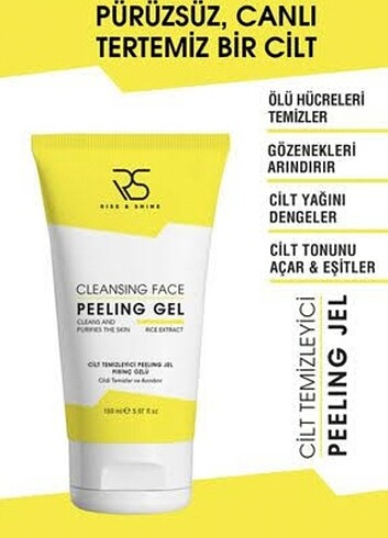 Rise & Shine Pirinç Özlü Peeling Jel - Görsel 2