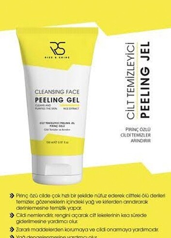 Rise & Shine Pirinç Özlü Peeling Jel - Görsel 4
