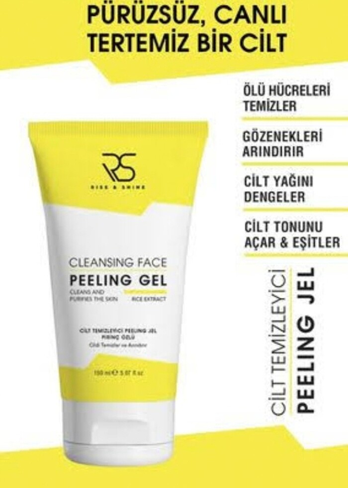 Rise & Shine Pirinç Özlü Peeling Jel - Görsel 2