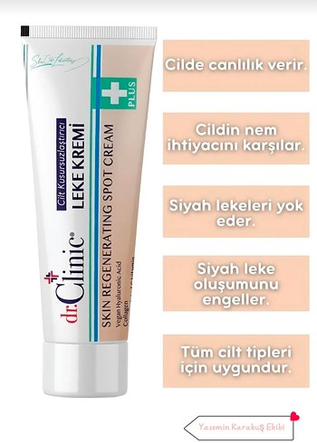Beden Renk Dr.Clinic Cilt Kusursuzlaştırıcı Leke Kremi 50 ml