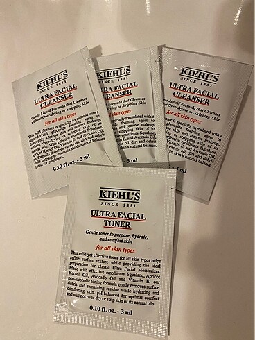 Kiehl?s yüz temizleme jeli ve tonik