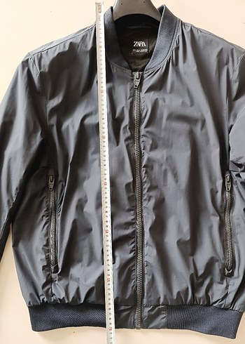 ZARA Fermuarlı Erkek Yağmurluk yada Bomber ceket - Görsel 7