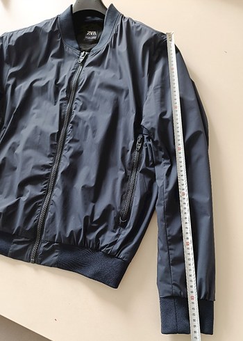 ZARA Fermuarlı Erkek Yağmurluk yada Bomber ceket - Görsel 8