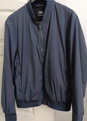 ZARA Fermuarlı Erkek Yağmurluk yada Bomber ceket - Görsel 2