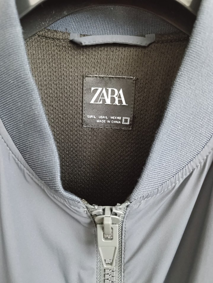 ZARA Fermuarlı Erkek Yağmurluk yada Bomber ceket - Görsel 3