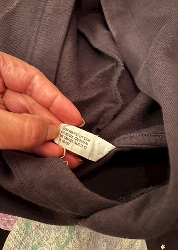 NASA Kapüşonlu Kahverengi Baskılı Sweatshirt - Görsel 2