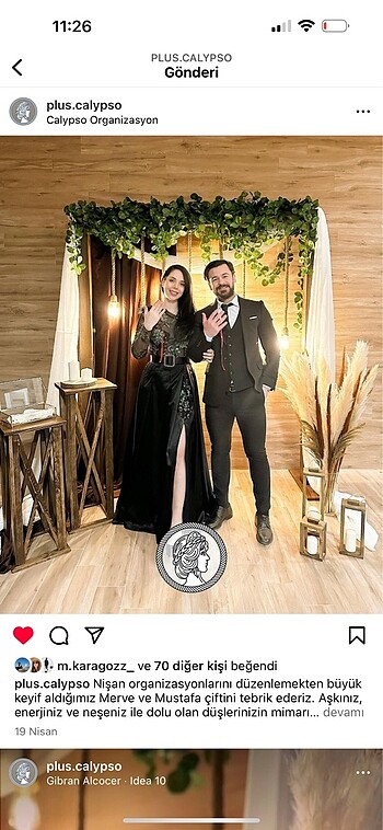 Nişan elbisesi
