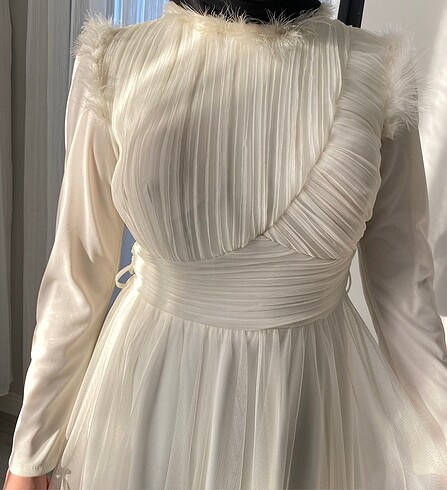 Tesettür nikah abiye elbise