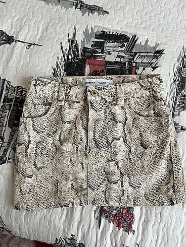 Bershka leopar desen mini etek