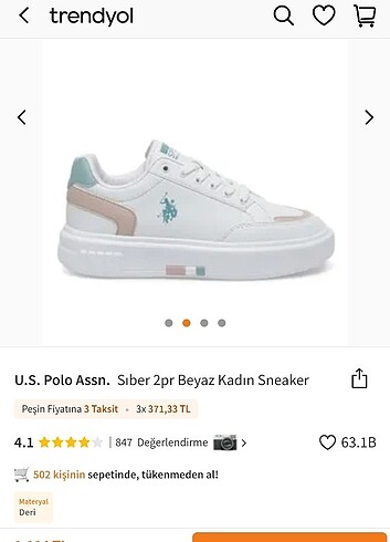 36 Beden US POLO ASSN BEYAZ SIBER 2PR