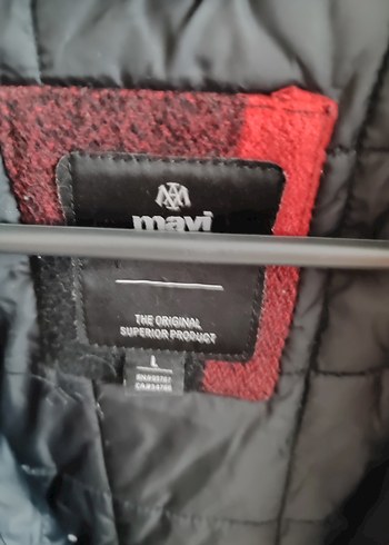 Mavi Düğmeli Kırmızı Siyah Ekose Erkek Ceket