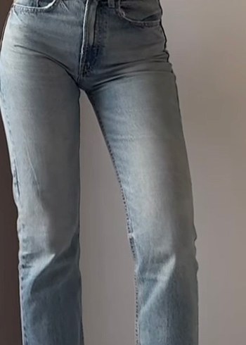 Zara Zara açık renk kot pantolon denim jean