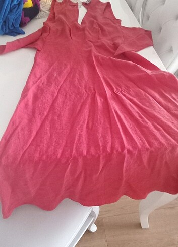 s Beden kırmızı Renk Kolsuz elbise