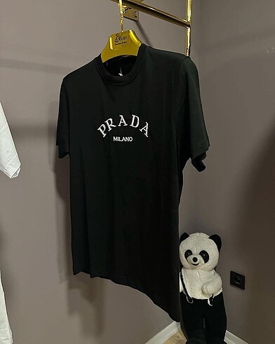 Prada Siyah Unisex Tişört