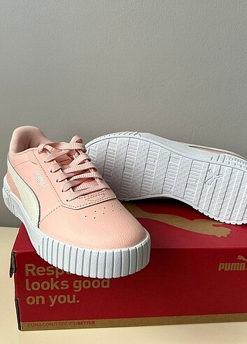37 Beden pembe Renk Puma Carina Spor Ayakkabi 37