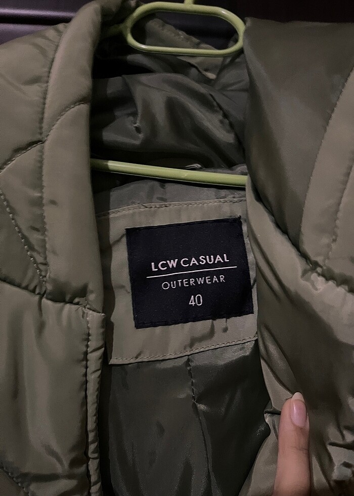 Lcw yeşil mont - Görsel 2