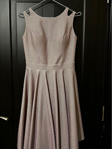 Sırt detaylı simli abiye - Görsel 5