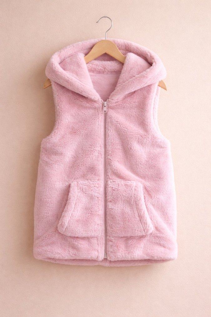 KONTON SUNİ KÜRK KIZ YELEK (6-7YAŞ) - Görsel 4