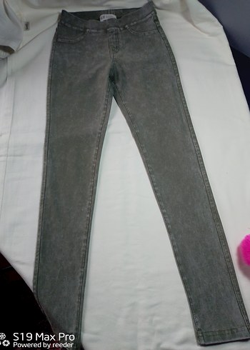 H&M kız çocuk kot görünümlü tayt 9-10 yaş - Görsel 2