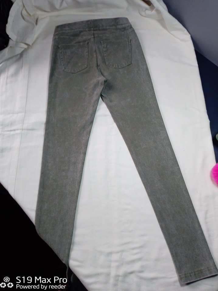 H&M kız çocuk kot görünümlü tayt 9-10 yaş - Görsel 5