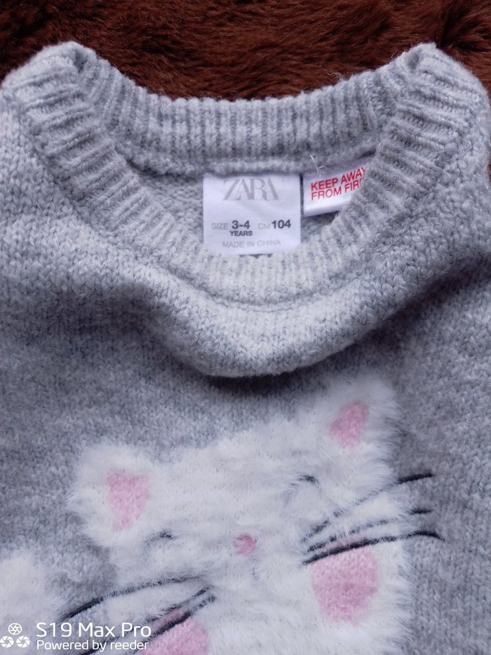ZARA kız çocuk kazak 3-4 Yaş - Görsel 4