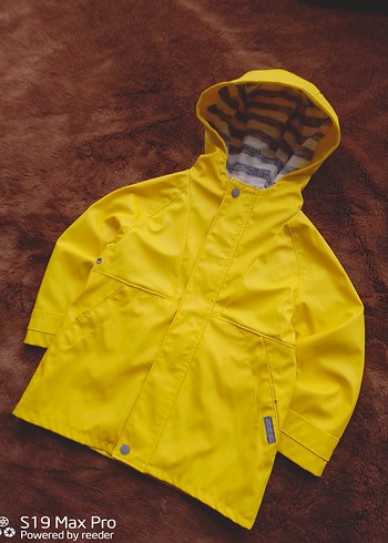 ZARA Kapüşonlu Erkek Çocuk Sarı Yağmurluk - Görsel 11